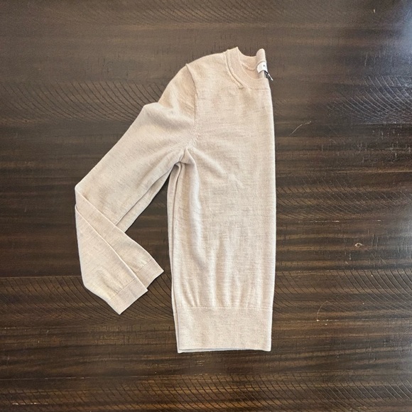 Reiss. 100% wool crew neck sweater. size small. Light sand color. - Picture 4 of 6